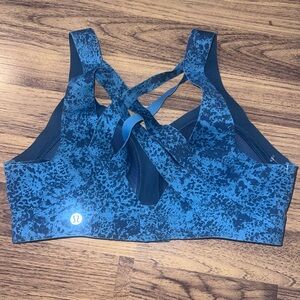 Lululemon Blue Patterned Sports Bra